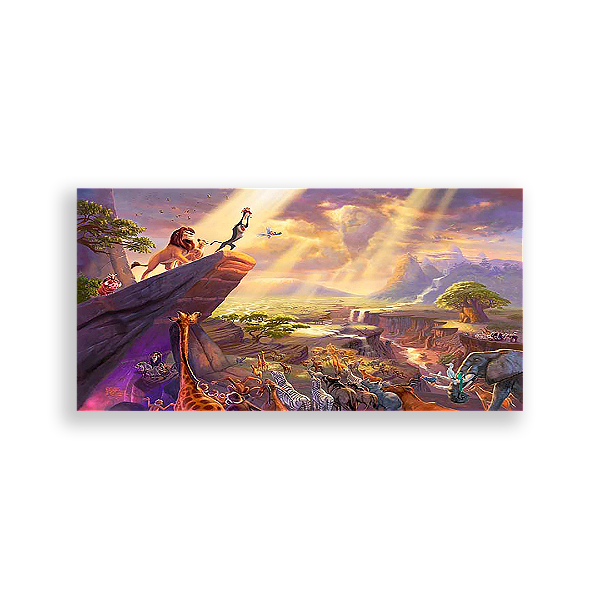 Capa Painel Retangular Sublimado - Rei Leão