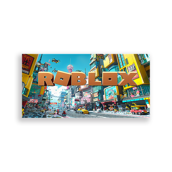 Capa Painel Retangular Sublimado - Roblox