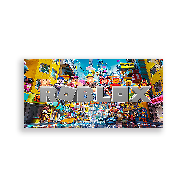 Capa Painel Retangular Sublimado - Roblox