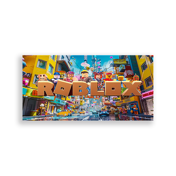 Capa Painel Retangular Sublimado - Roblox