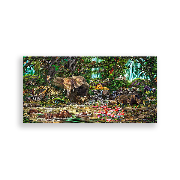 Capa Painel Retangular Sublimado - Safari