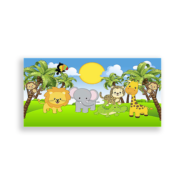 Capa Painel Retangular Sublimado - Safari