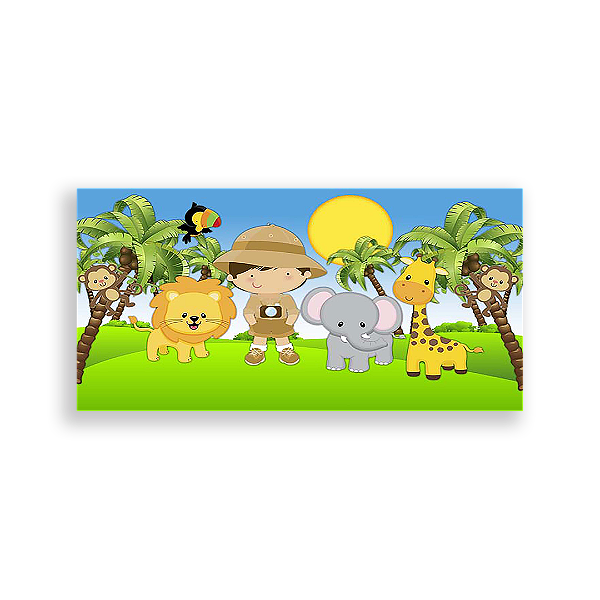 Capa Painel Retangular Sublimado - Safari