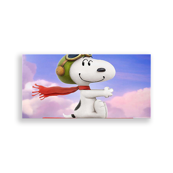 Capa Painel Retangular Sublimado - Snoopy