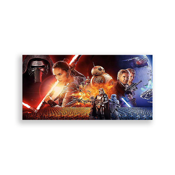 Painel Retangular - Star Wars - Sublimado 3D