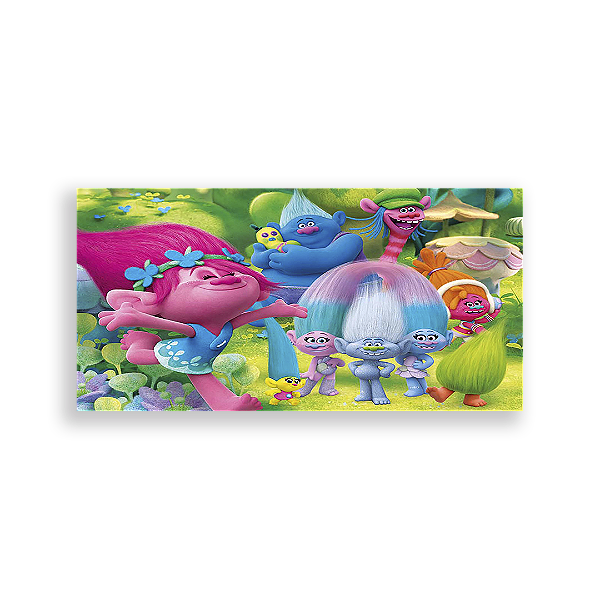 Painel Retangular - Trolls - Sublimado 3D