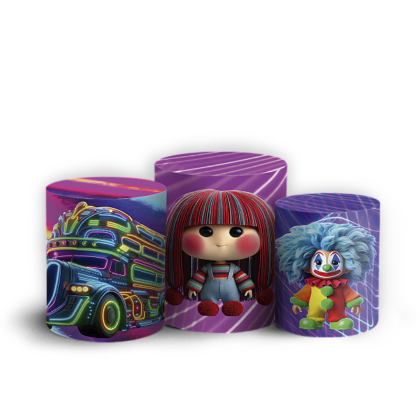 Trio Cilindro - Carreta Furacão - Sublimado 3D