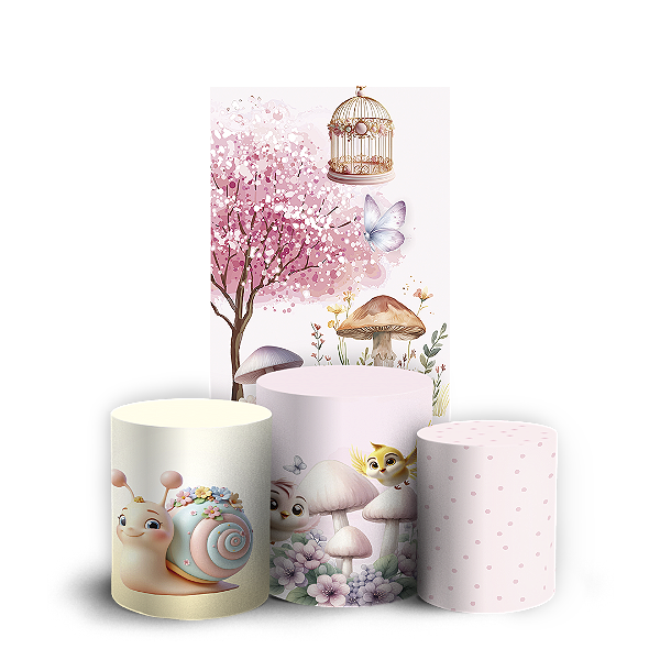 Faixa Lateral e Trio Cilindro Sublimado 3D Vest Facil - Jardim