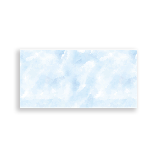 Capa Painel Retangular Sublimado - Nuvem