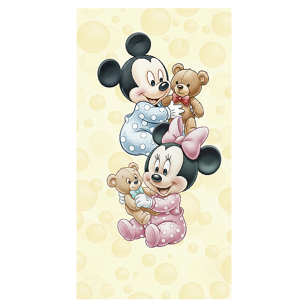 Capa Faixa Lateral Sublimado - Mickey E Minnie