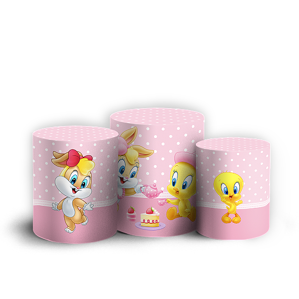 Capas Trio Cilindro Sublimado Vest Facil - Baby Lola