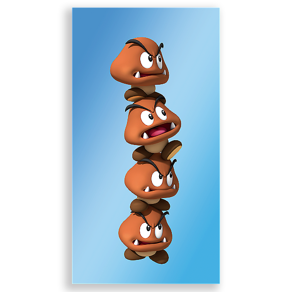 Faixa Lateral Sublimado 3D - Super Mario