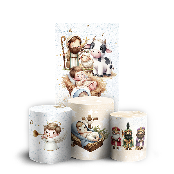 Faixa Lateral e Trio Cilindro Sublimado 3D Vest Facil - Natal