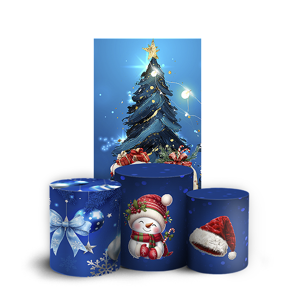 Faixa Lateral e Trio Cilindro Sublimado 3D Vest Facil - Natal