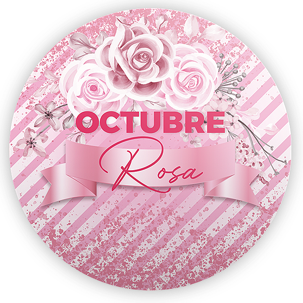 Mini Painel Sublimado 3D - Octubre Rosa ES
