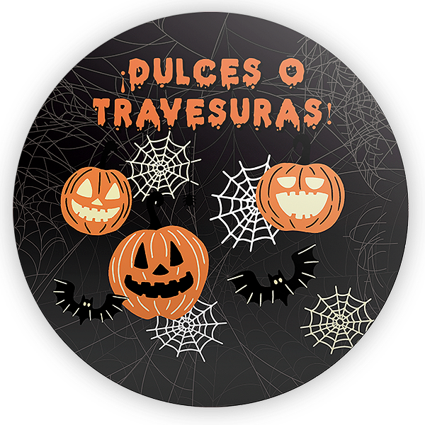 Mini Painel Sublimado 3D - Noche de Brujas ES