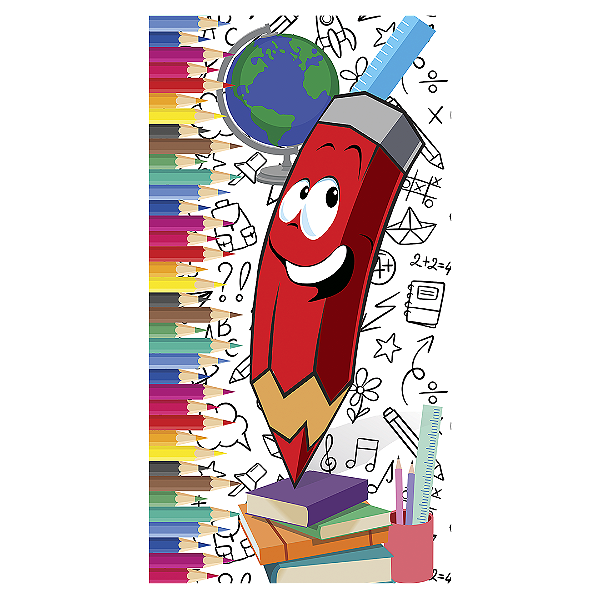 Faixa Lateral Sublimado 3D - Volta as Aulas