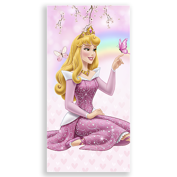 Capa Faixa Lateral Sublimado - Princesa Aurora Bela Adormecida