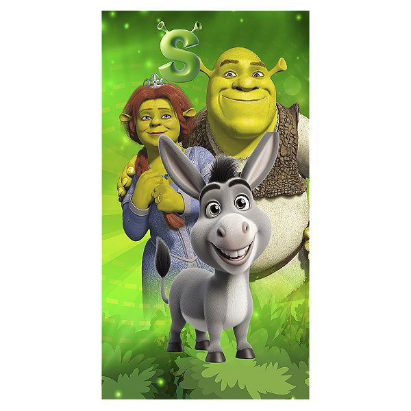 Capa Faixa Lateral Sublimado - Shrek