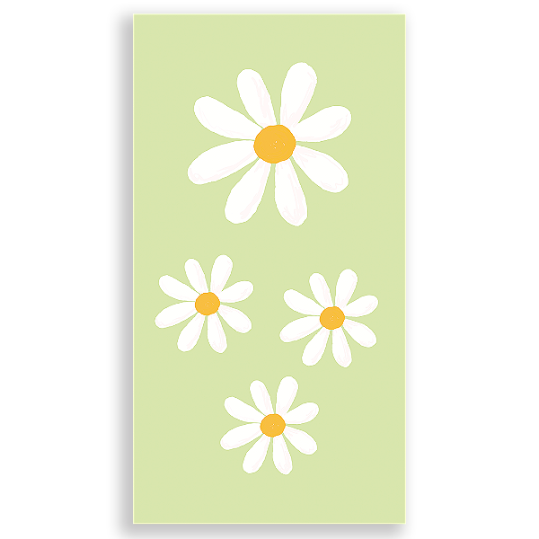Capa Faixa Lateral Sublimado - Flor Margarida