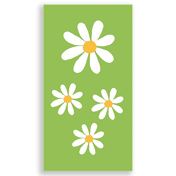 Capa Faixa Lateral Sublimado - Flor Margarida