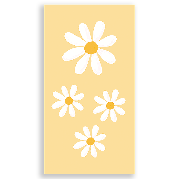 Capa Faixa Lateral Sublimado - Flor Margarida