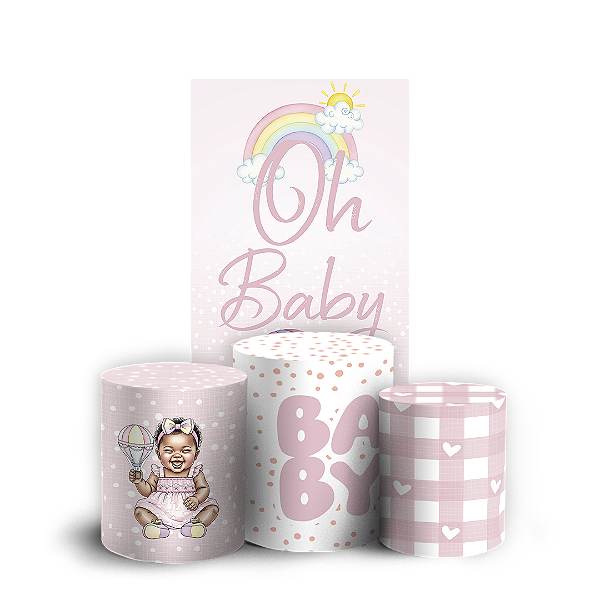 Capas Faixa Lateral e Trio Cilindro Sublimado Vest Facil - Criança Baby
