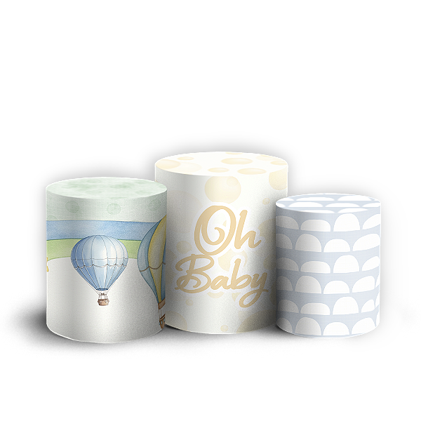 Capas Trio Cilindro Sublimado Vest Facil - Criança Baby