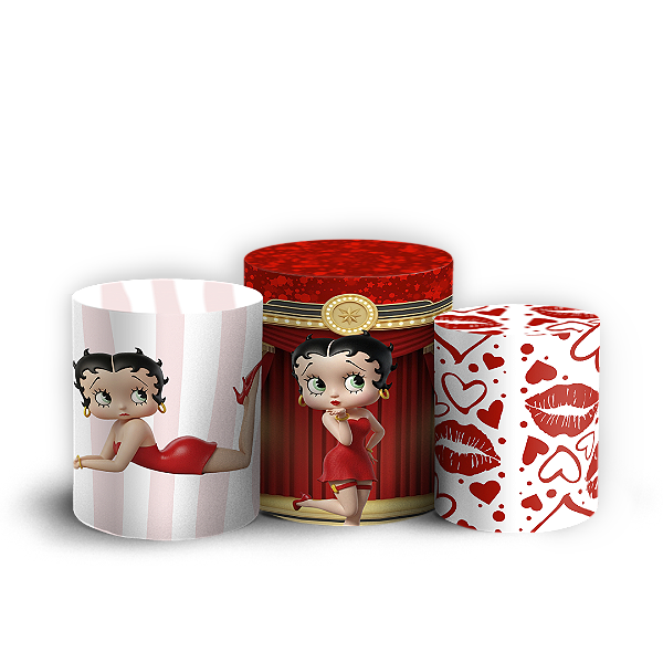 Capas Trio Cilindro Sublimado Vest Facil - Betty Potter