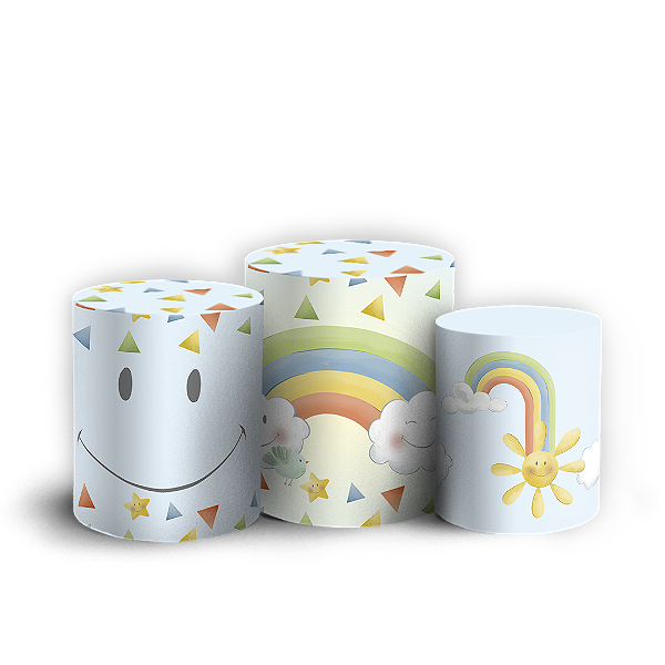 Capas Trio Cilindro Sublimado Vest Facil - 365 Sorrisos