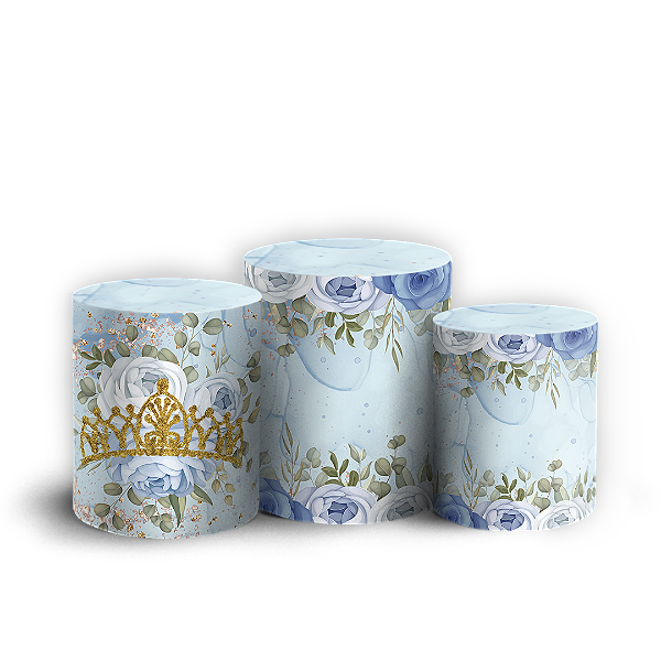 Capas Trio Cilindro Sublimado Vest Facil - 15 Anos