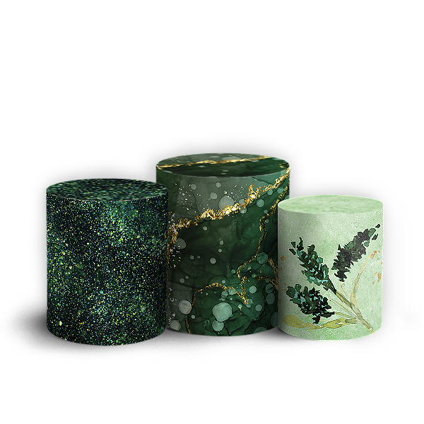 Capas Trio Cilindro Sublimado Vest Facil - 15 Anos