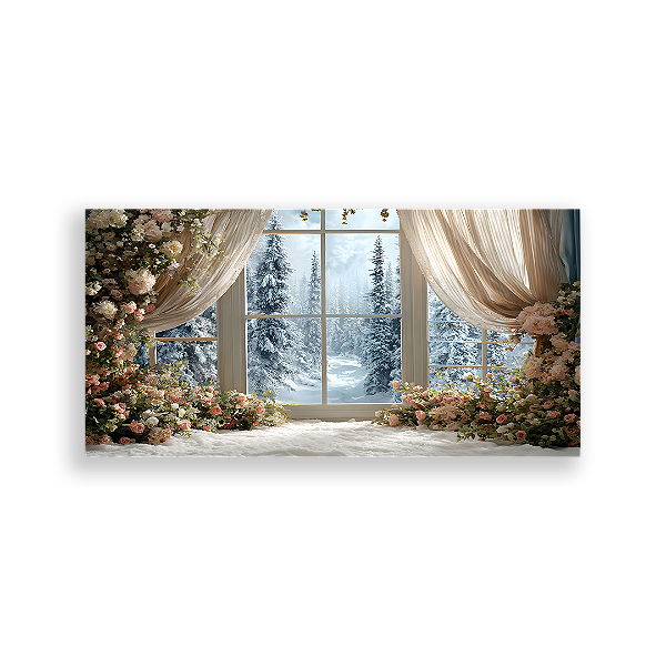 Capa Painel Retangular Sublimado - Fundo Fotografico Natal