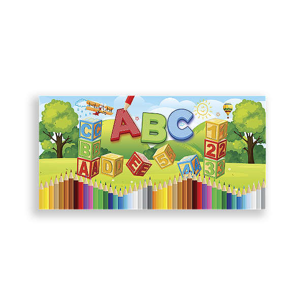 Capa Painel Retangular Sublimado - ABC