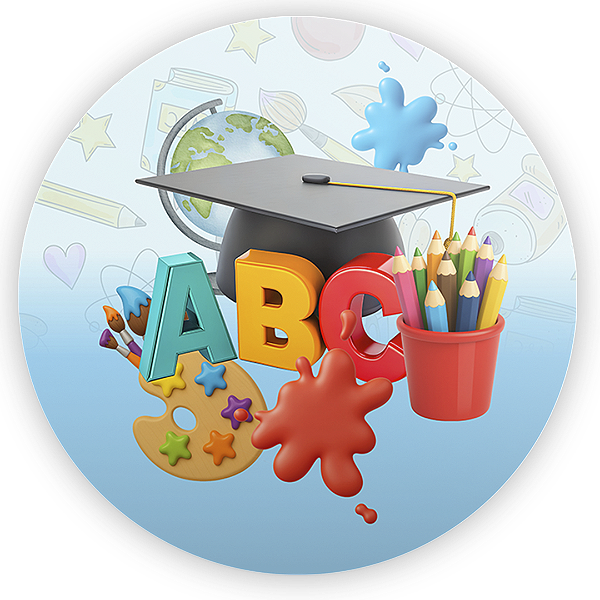 Capa Painel Redondo Sublimado - Formatura Abc