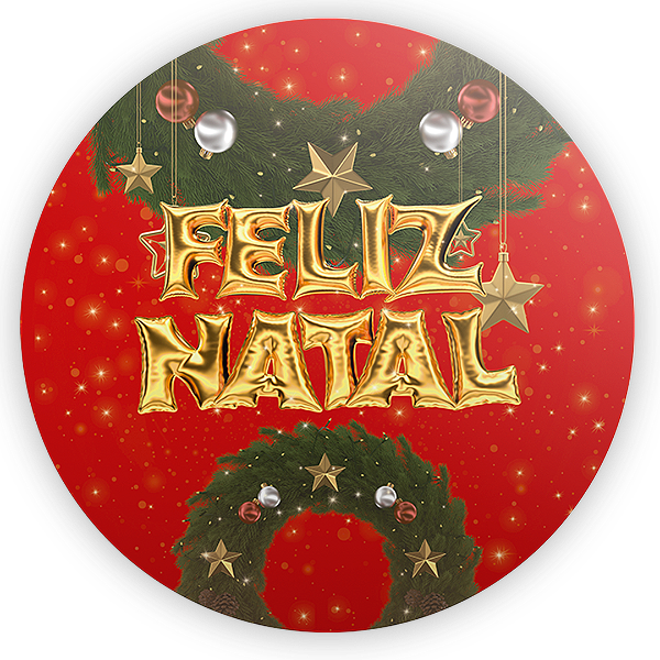 Capa Mini Painel Sublimado - Natal