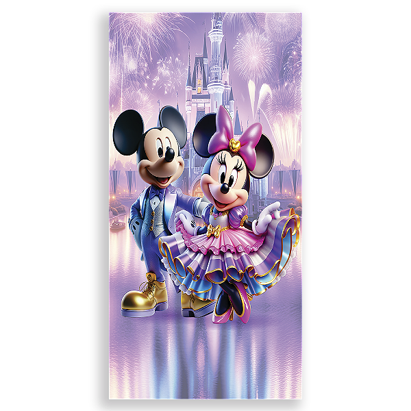 Capa Faixa Lateral Sublimado - Mickey