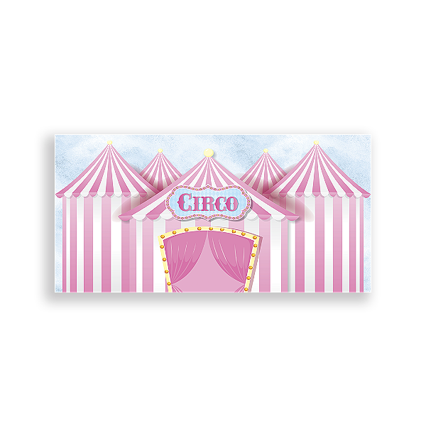 Capa Painel Retangular Sublimado - Circo