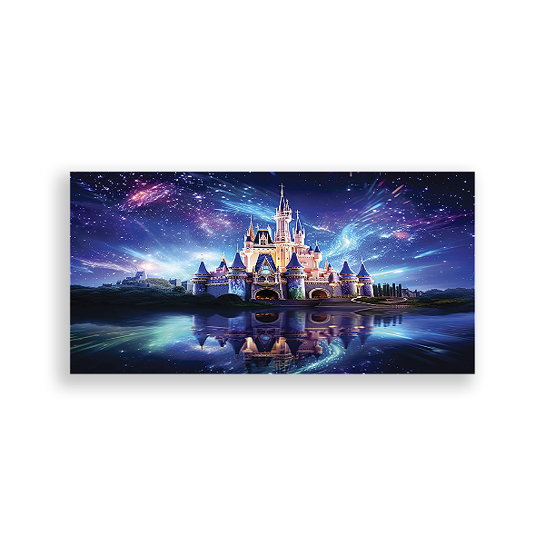 Capa Painel Retangular Sublimado - Castelo