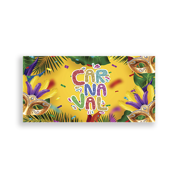 Capa Painel Retangular Sublimado - Carnaval