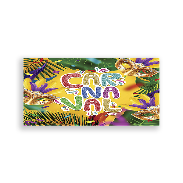 Capa Painel Retangular Sublimado - Carnaval
