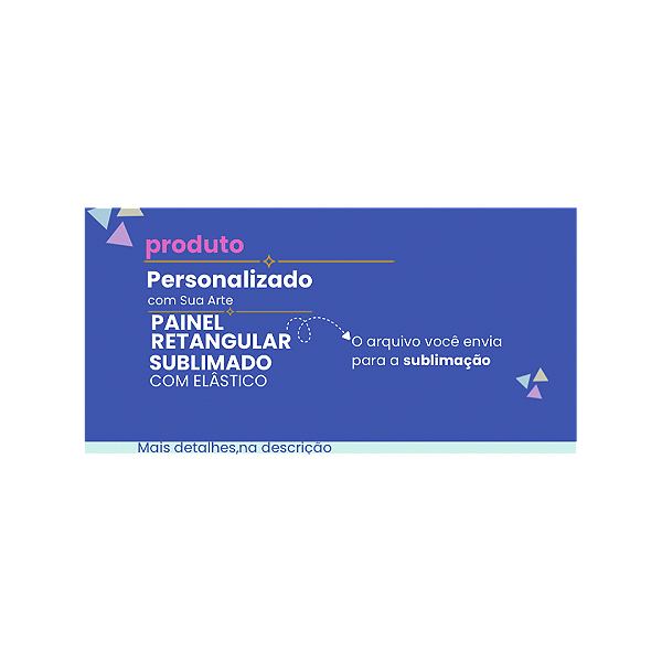 Painel Retangular Imagem Personalizada | Código