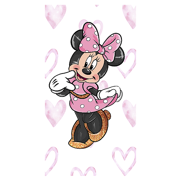 Capa Faixa Lateral Sublimado - Mickey E Minnie