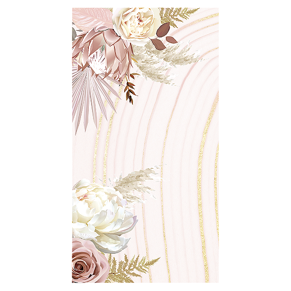 Capa Faixa Lateral Sublimado - Floral