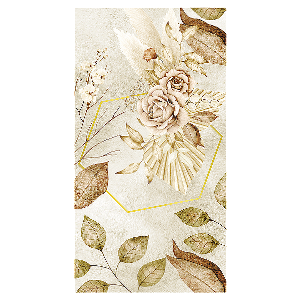 Capa Faixa Lateral Sublimado - Floral