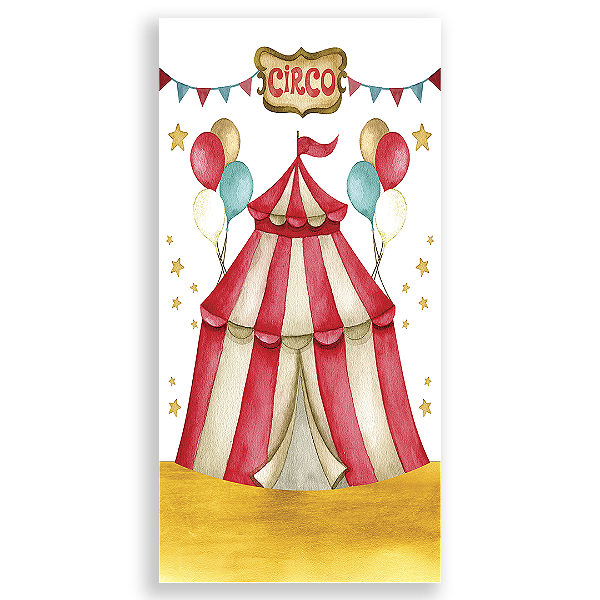 Capa Faixa Lateral Sublimado - Circo