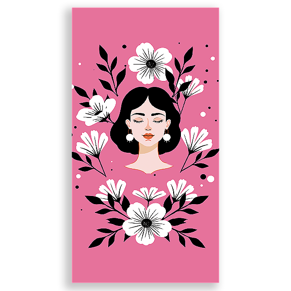 Capa Faixa Lateral Sublimado - Dia da Mulher