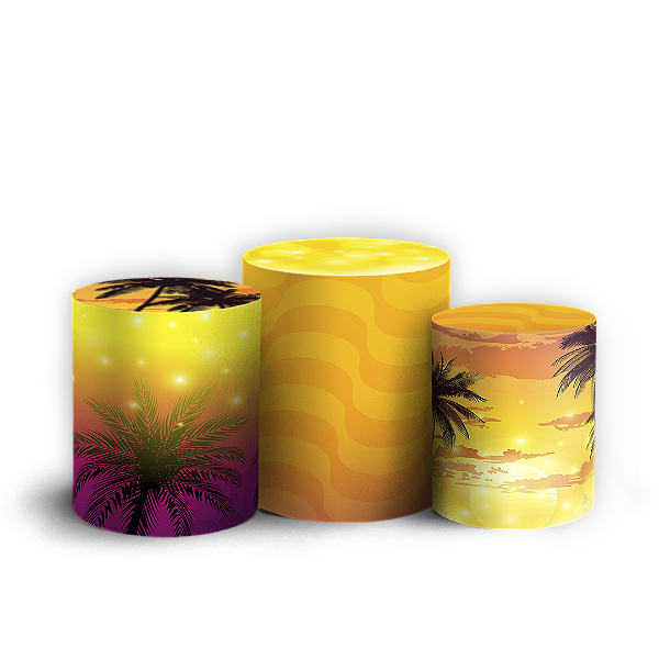 Capas Trio Cilindro Sublimado Vest Facil - Tardezinha