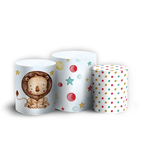 Capas Trio Cilindro Sublimado Vest Facil - Circo