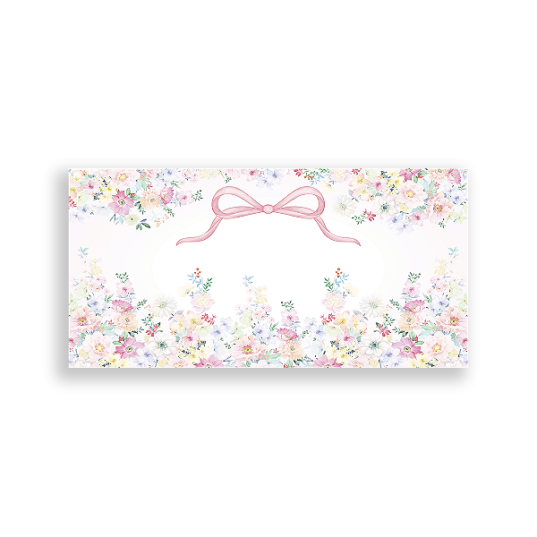 Capa Painel Retangular Sublimado - Floral